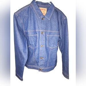 Round Two Men's Medium Denim Jacket New With Tags